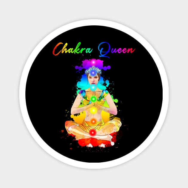 Chakra Queen Reiki Zen Meditation Spiritual Magnet by Chakra Shine